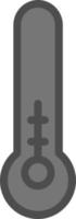 Thermometer Half Vector Icon Design