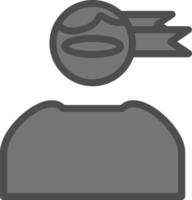 User Ninja Vector Icon Design