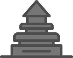 Vihara Vector Icon Design