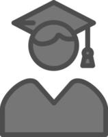User Graduate Vector Icon Design