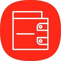 Wallet Vector Icon Design