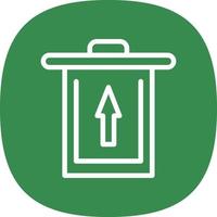 Trash Restore Vector Icon Design