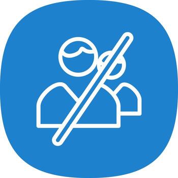 User Alt Slash Vector Icon Design