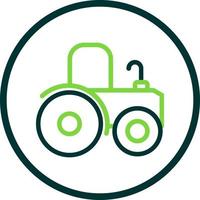 diseño de icono de vector de tractor