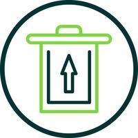Trash Restore Vector Icon Design