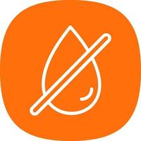 Tint Slash Vector Icon Design