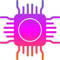 Cpu Vector Icon Design
