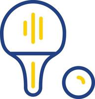 diseño de icono de vector de tenis de mesa