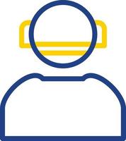 User Astronaut Vector Icon Design