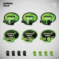 Basic Form of Circle Spring Sale vector