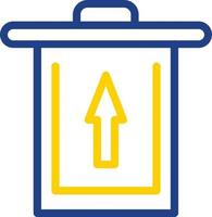 Trash Restore Vector Icon Design