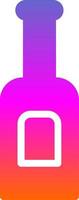 Wine Bottle Vector Icon Design