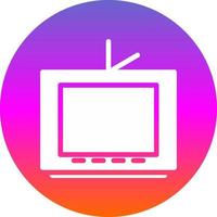 diseño de icono de vector de televisión