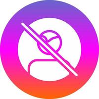 User Slash Vector Icon Design