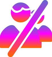 User Alt Slash Vector Icon Design