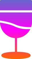 Wine Glass Alt Vector Icon Design