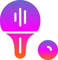 diseño de icono de vector de tenis de mesa