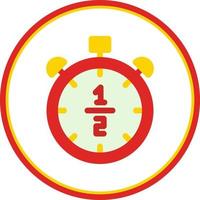 Half Time Vector Icon Design