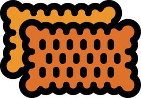 Biscuit Vector Icon Design