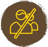 User Alt Slash Vector Icon Design