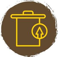 Trash Restore Alt Vector Icon Design