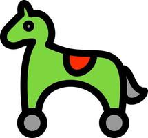 Toy Horse Vector Icon Design