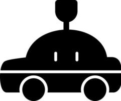 diseño de icono de vector de juguete de coche