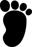 Footprint Vector Icon Design