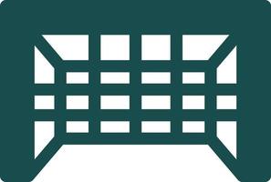 Goal Post Vector Icon Design