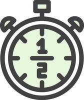 Half Time Vector Icon Design