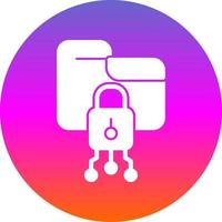 Data Encryption Vector Icon Design