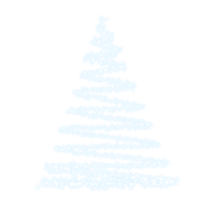 Christmas tree on transparent background png