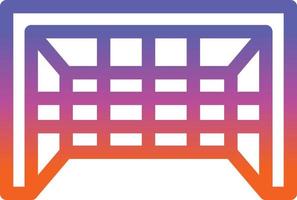 Goal Post Vector Icon Design