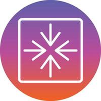 Minimize Vector Icon Design