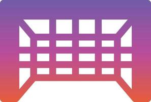 Goal Post Vector Icon Design