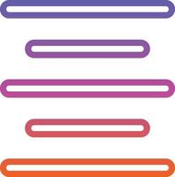 Align Vector Icon Design