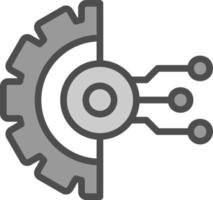 Digital Transformation Vector Icon Design