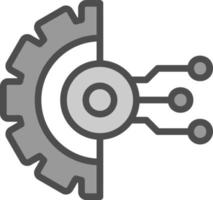 Digital Transformation Vector Icon Design