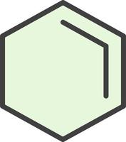 diseño de icono de vector hexagonal