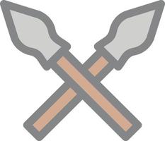 Javelin Vector Icon Design