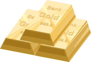 goud rauw materiaal icoon png