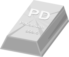 icône de matière première de palladium png