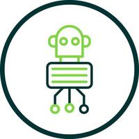 Nano Robot Vector Icon Design