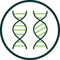 Genetic Comparation Vector Icon Design