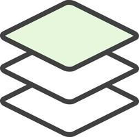 Layers Vector Icon Design