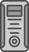 Computer Tower Vector Icon Design