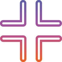 Minimize Vector Icon Design