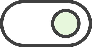Toggle Right Vector Icon Design