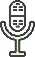 Mic Vector Icon Design