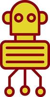 Nano Robot Vector Icon Design